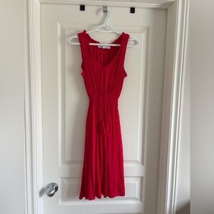 Pink Cupcakes and Cashmere Sleeveless midi dress